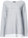 ATM ANTHONY THOMAS MELILLO CASHMERE BLEND PLATED V- NECK SWEATER,AW8206UQ12201274