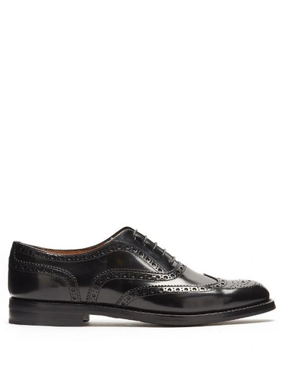 Church's Burwood Leather Brogues In Black