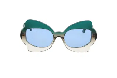 Marni Eyewear Butterfly Frame Sunglasses In Multi