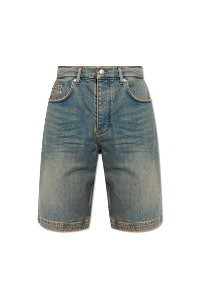 Misbhv Blue Baggy Denim Shorts