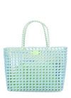 Msgm Tote Bags  Woman Color Turquoise