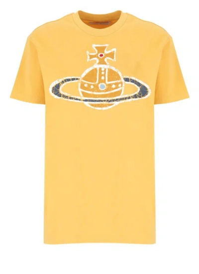 Vivienne Westwood Time Machine Classic T-shirt In Yellow