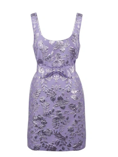 P.a.r.o.s.h Phillys Mini Dress In Purple