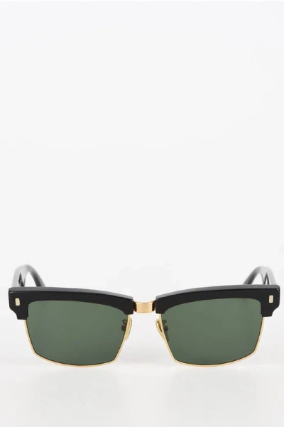 Celine Square Lens Mineral Sunglasses In Black