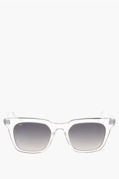 Oamc Transparent Wayfarer Sunglasses In White