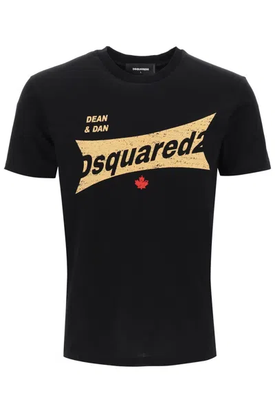 Dsquared2 Cool Fit Tee Cotton T-shirt In Black