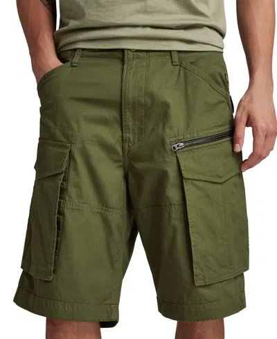 G-star Raw Rovic Loose Fit Cargo Shorts In Shadow Olive