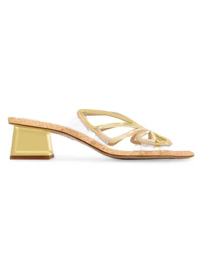 Sophia Webster Havanna Low Butterfly Mule In Multi Metallic