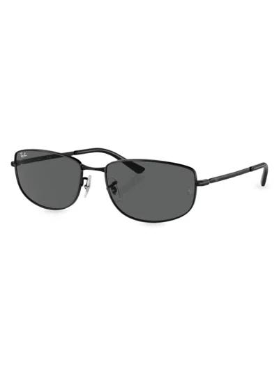 Ray Ban Rb3732 Sunglasses Black Frame Grey Lenses 59-18