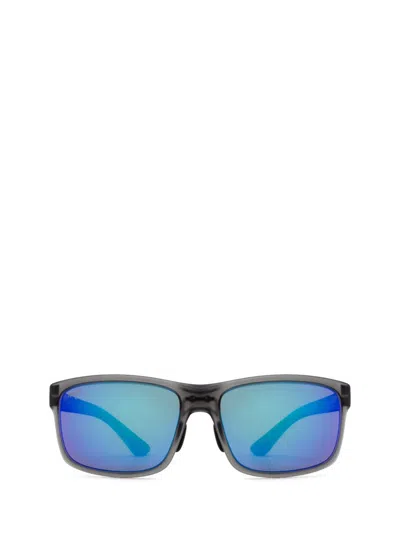 Maui Jim Sunglasses In Translucent Matte Grey