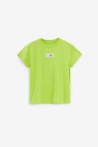 Mm6 Maison Margiela T-shirts In Lime
