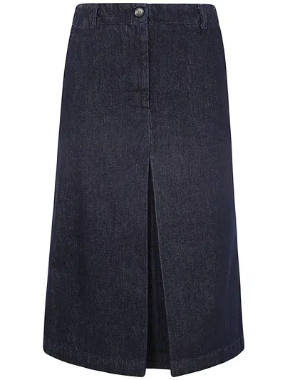 Dries Van Noten 02650 Sulia Denim 8429 Skirt Clothing In Blue