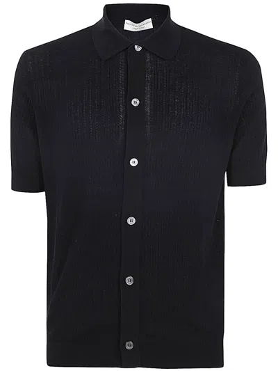 Filippo De Laurentiis Short Sleeves Shirt Clothing In Black