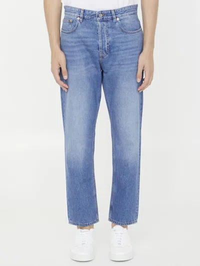 Valentino Jeans With Vlogo Signature In Blue