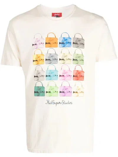 Kidsuper Kissing Bags Cotton T-shirt In Multicolour