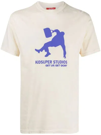 Kidsuper Get Up Get Goin Cotton T-shirt In Multicolour