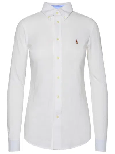 Polo Ralph Lauren White Piquet Shirt
