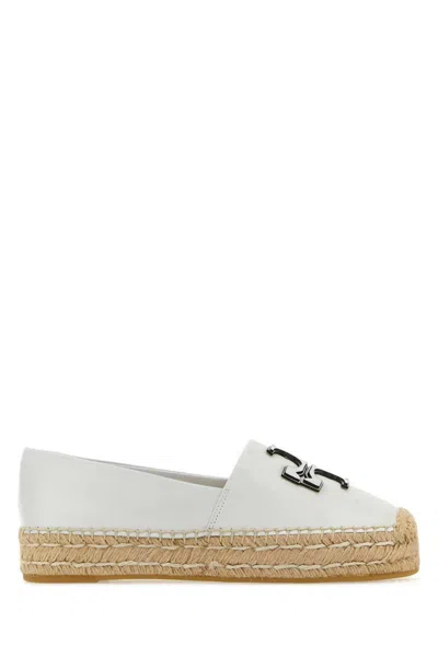 Tory Burch Espadrillas In White