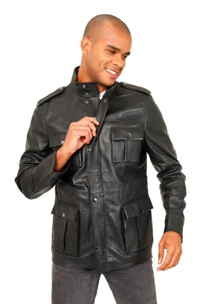 Vellapais Vannesia Leather Jacket In Black