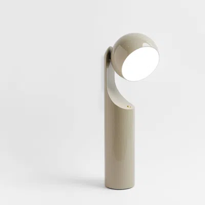 Wms Co Mono Portable Lamp: Beige
