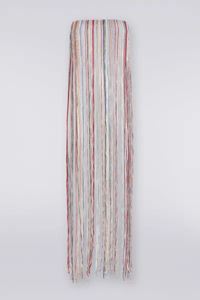 Missoni Long Cover Up Multicolor In White