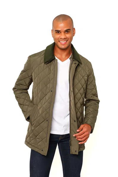 Vellapais Drelux Quilted Jacket In Green