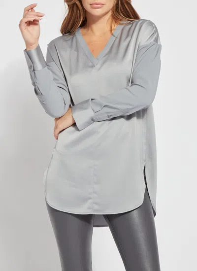 Lyssé Token Pull Over Top In Blue
