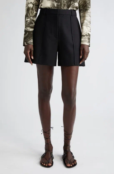 Jason Wu Collection Wool-blend Tailored Shorts In Black