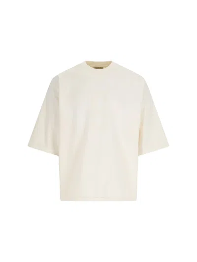 Fear Of God Crew-neck Cotton T-shirt In Neutrals