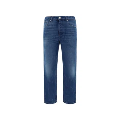 Ami Alexandre Mattiussi Loose-fit Straight-leg Jeans In Blue