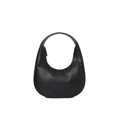 Stella Mccartney Small Hobo Bag In Black