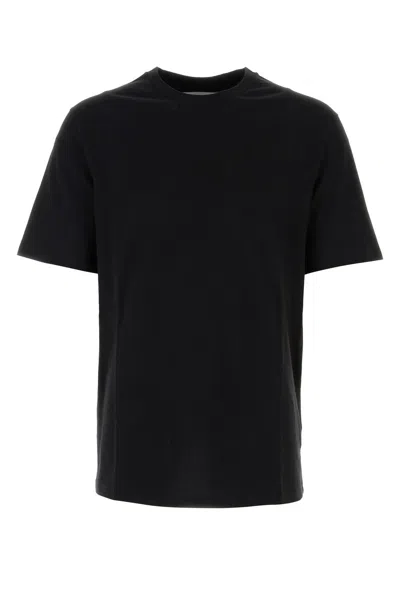 Jil Sander Crew-neck Fitted T-shirt In Nero