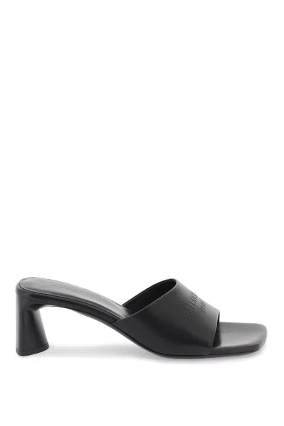 Balenciaga Duty Free 60mm Leather Mules In Black