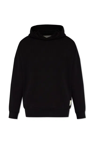 Emporio Armani Sustainability Collection Hoodie In Black
