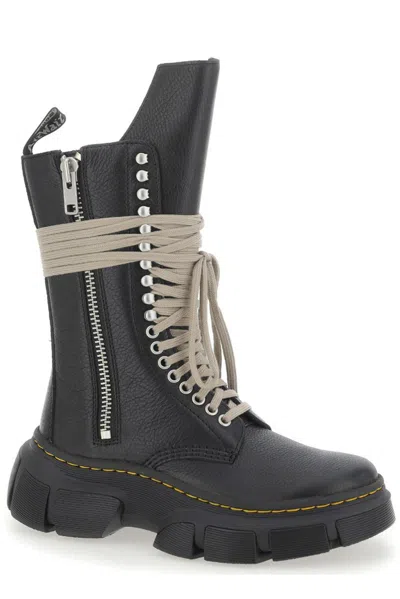 Rick Owens X Dr. Martens - Woman Boots Uk - 07 In Black