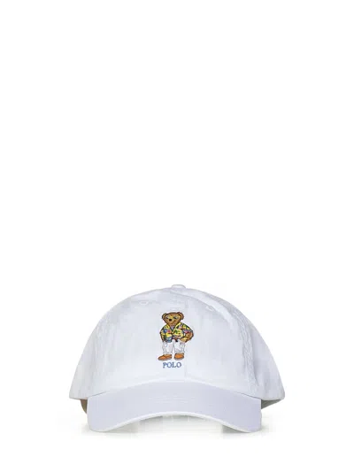 Polo Ralph Lauren Polo Bear Hat In Bianco