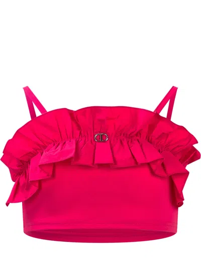 Twinset Top  Kids Color Fuchsia