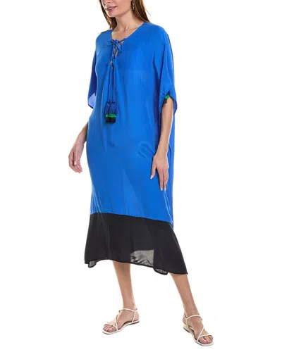 Tommy Bahama Colorblocked Caftan In Blue
