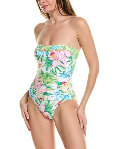 Tommy Bahama Orchid Garden One-piece In White