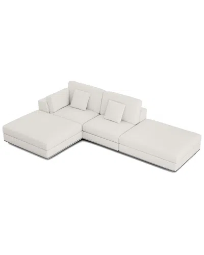 Modloft Perry Modular Sofa Set 15a In White
