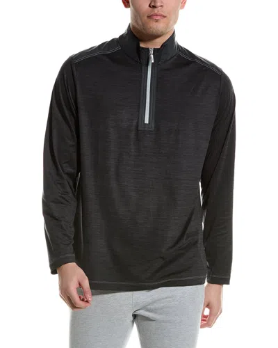 Tommy Bahama Sport On Deck 1/2-zip Pullover In Black