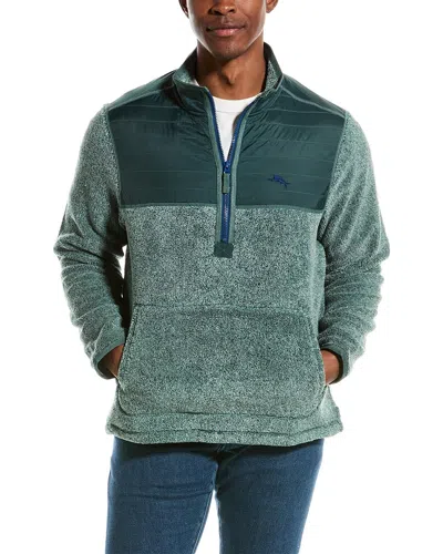 Tommy Bahama New Cascade Cozy 1/2-zip Pullover In Blue
