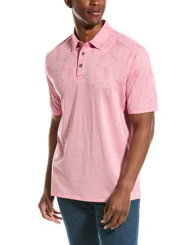 Tommy Bahama Palm Coast Tropic Fade Polo Shirt In Pink