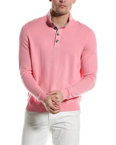 Tommy Bahama Soft Sand Cashmere Mock Neck Sweater In Pink