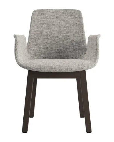 Modloft Mercer Gibraltar Grey Dining Arm Chair