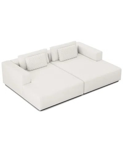 Modloft Spruce Modular Sofa Set 17 In White