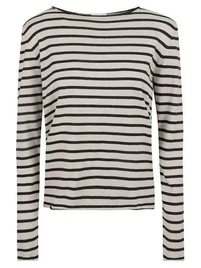Allude Jumpers In Creme Noir