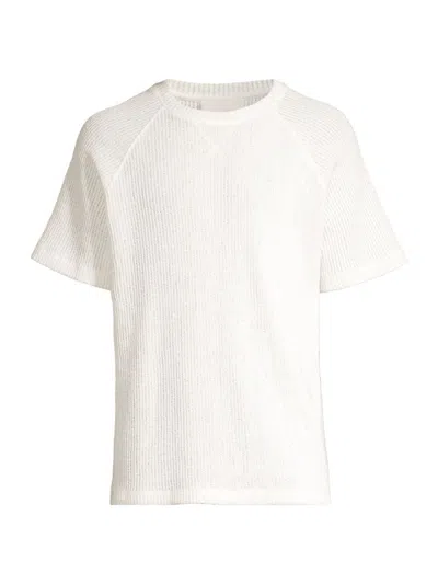 Closed Men's American Raglan Crewneck T-shirt In Ivory