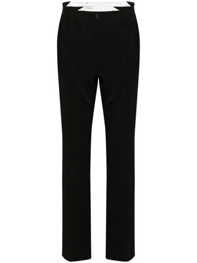 Juntae Kim Pleat-detailing Straight-leg Trousers In Black