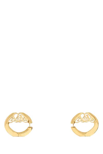 Alexander Mcqueen Earrings In Lightant.gold